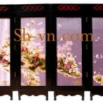 屏風手工刺綉＝屏風　91＝SHVN 2191 - 108 x 128cm